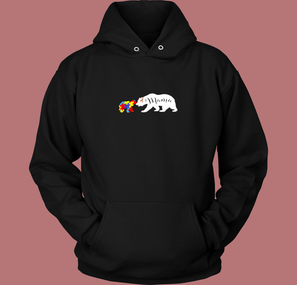 Mama Bear Autism Awareness Vintage Hoodie Mama Bear Autism Awareness Vintage Hoodie