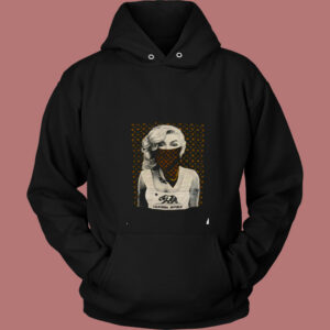 Marilyn Monroe With Ca Bandana Brown 80s Hoodie