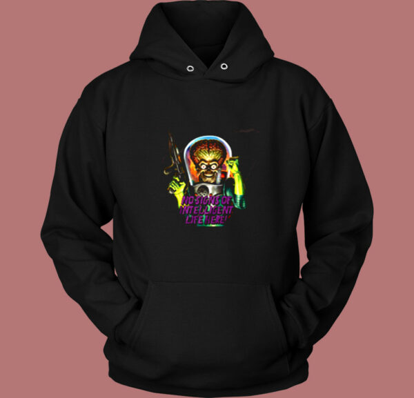 Mars Attacks Intelligent Life Vintage Hoodie