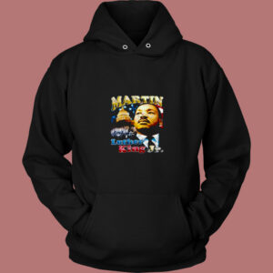 Martin Luther King Distressed 90s Vintage 80s Hoodie