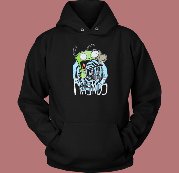 Me And The Squirrel Are Friends Hoodie Style
