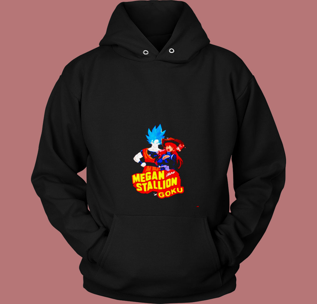 Megan Thee Stallion Goku 80s Hoodie Megan Thee Stallion Goku 80s Hoodie