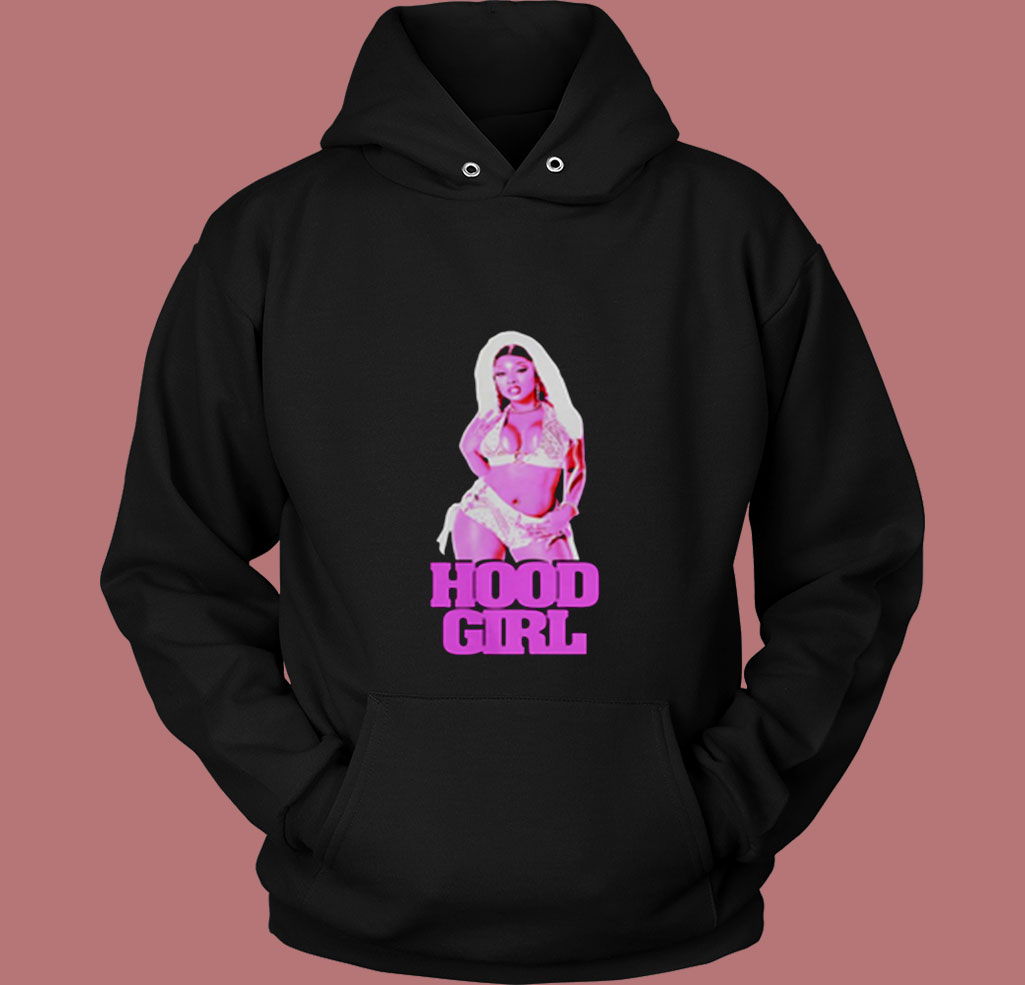 Megan Thee Stallion Hood Girl Hoodie 80s Hoodie Megan Thee Stallion Hood Girl Hoodie 80s Hoodie