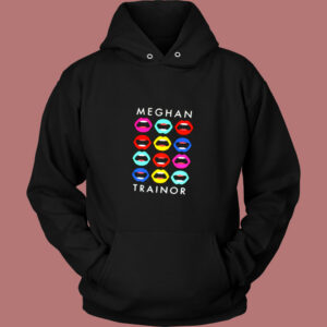 Meghan Trainor Lips Girls Vintage Hoodie