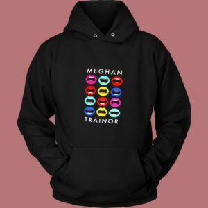 Meghan Trainor Lips Girls Vintage Hoodie