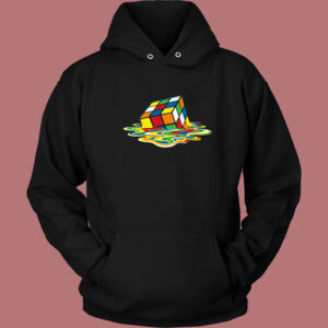 Melting Rubik Cube Funny Hoodie Style