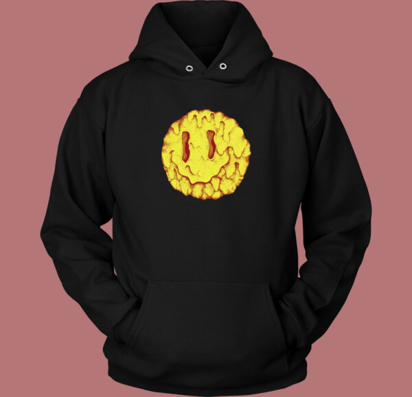 Melty Smiley Face Hoodie Style