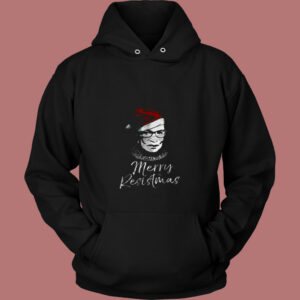 Merry Resistmas Ruth Bader Ginsburg 80s Hoodie
