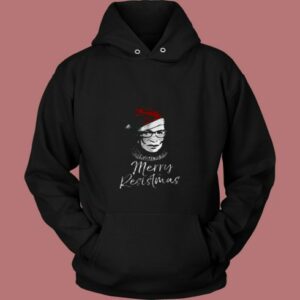 Merry Resistmas Ruth Bader Ginsburg 80s Hoodie