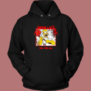 Metallica Homer Kill Em All Hoodie Style