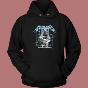 Metallica Ride The Lightning Puff Hoodie Style