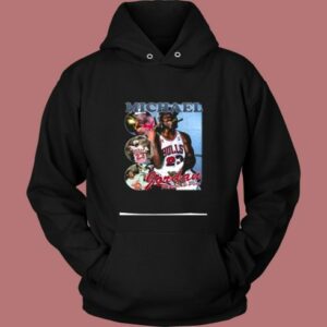 Michael Jordan Three Peat Vintage Hoodie