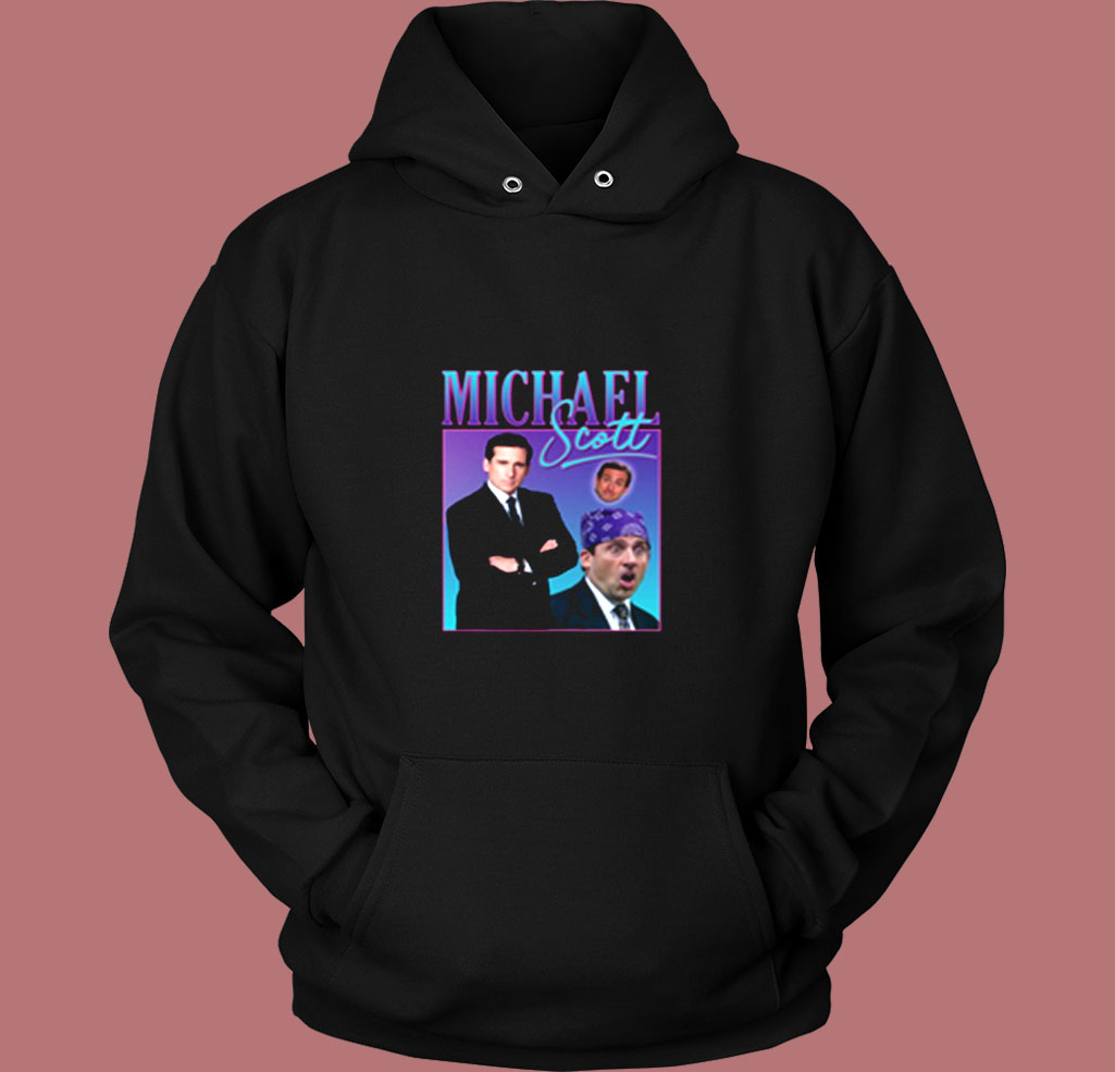 Michael Scott Homage Vintage Hoodie Michael Scott Homage Vintage Hoodie