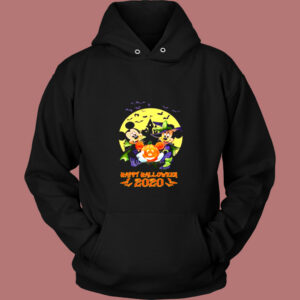 Mickey And Minnie Happy Halloween 2020 Vintage Hoodie