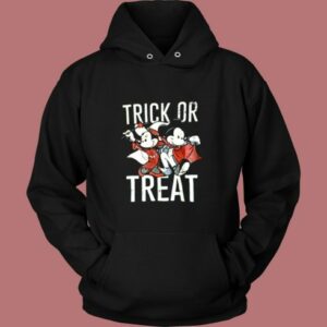 Mickey And Minnie Trick Or Treat Halloween Vintage Hoodie