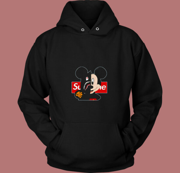 Mickey Mouse Disney Cartoon Camuflage 80s Hoodie