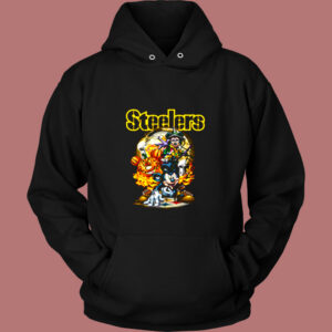 Mickey Mouse Halloween Pittsburgh Steelers Vintage Hoodie
