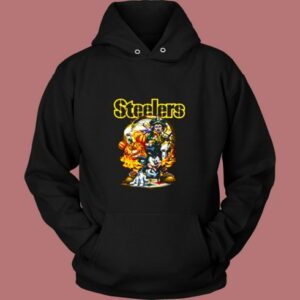 Mickey Mouse Halloween Pittsburgh Steelers Vintage Hoodie