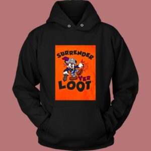 Mickey Mouse Surrender Yer Loot Halloween Vintage Hoodie