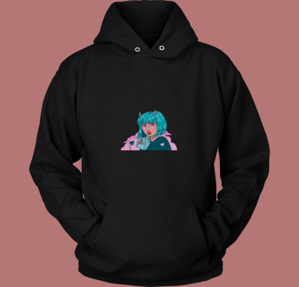 Milky Monster Girl 80s Hoodie