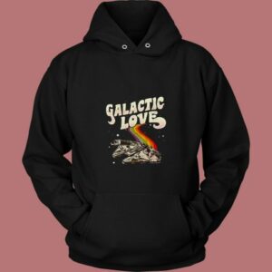 Millennium Falcon Galactic Love 80s Hoodie