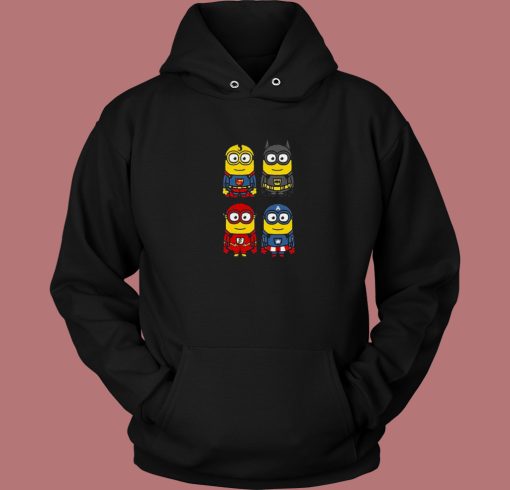 Minions Superheroes Aesthetic Hoodie Style Minions Superheroes Aesthetic Hoodie Style
