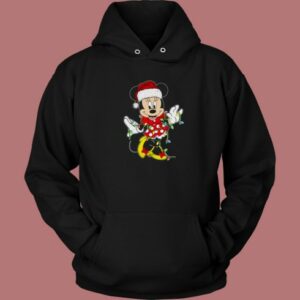 Minnie Funny Christmas Light Hoodie Style