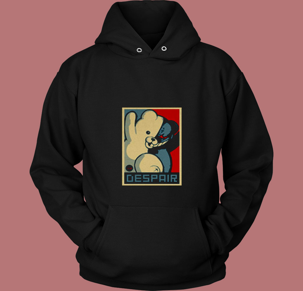 Monokuma Anime 80s Hoodie Monokuma Anime 80s Hoodie