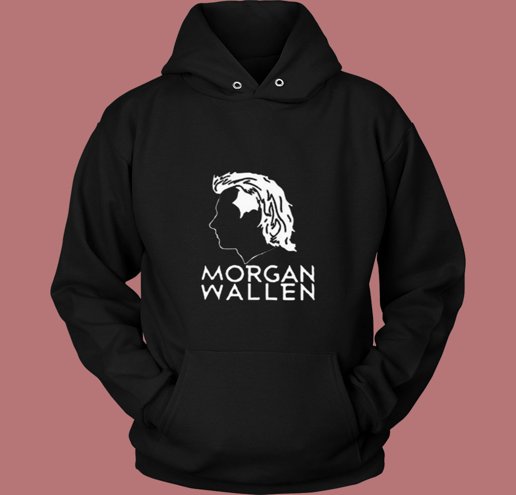 Morgan Wallen Silluet 80s Hoodie Morgan Wallen Silluet 80s Hoodie