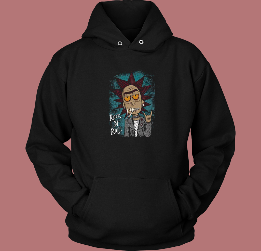 Morty The Rock Roll Hoodie Style Morty The Rock Roll Hoodie Style