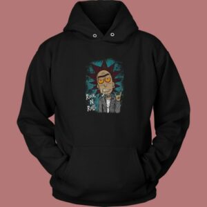 Morty The Rock Roll Hoodie Style