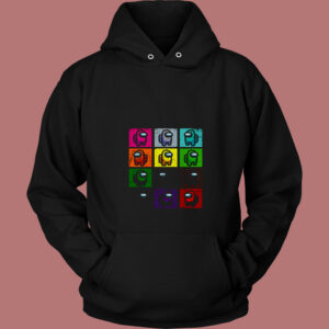 Mpostor Among Us 80s Hoodie