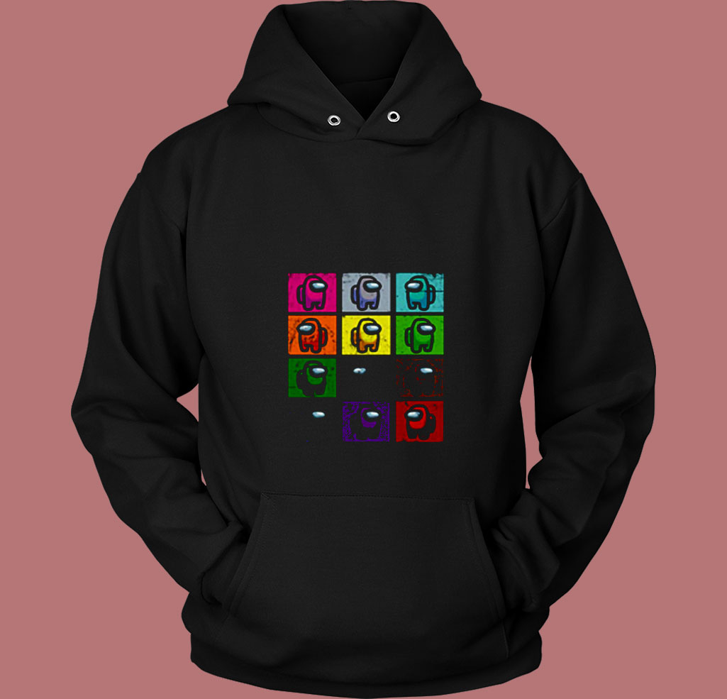 Mpostor Among Us 80s Hoodie Mpostor Among Us 80s Hoodie