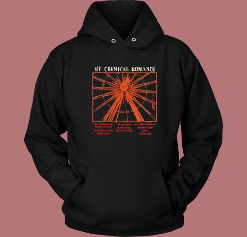 My Chemical Romance Bullets Tracks Hoodie Style My Chemical Romance Bullets Tracks Hoodie Style