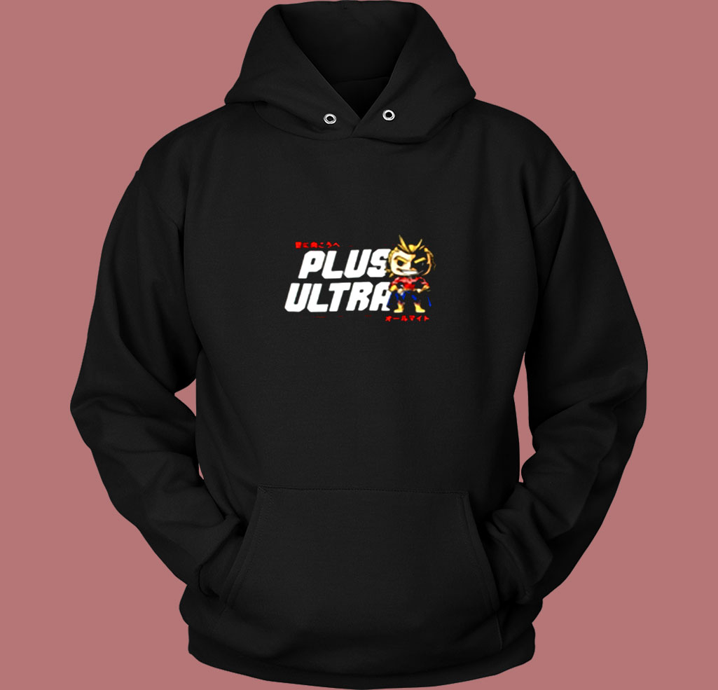 My Hero Academia All Might Plus Ultra Vintage Hoodie My Hero Academia All Might Plus Ultra Vintage Hoodie