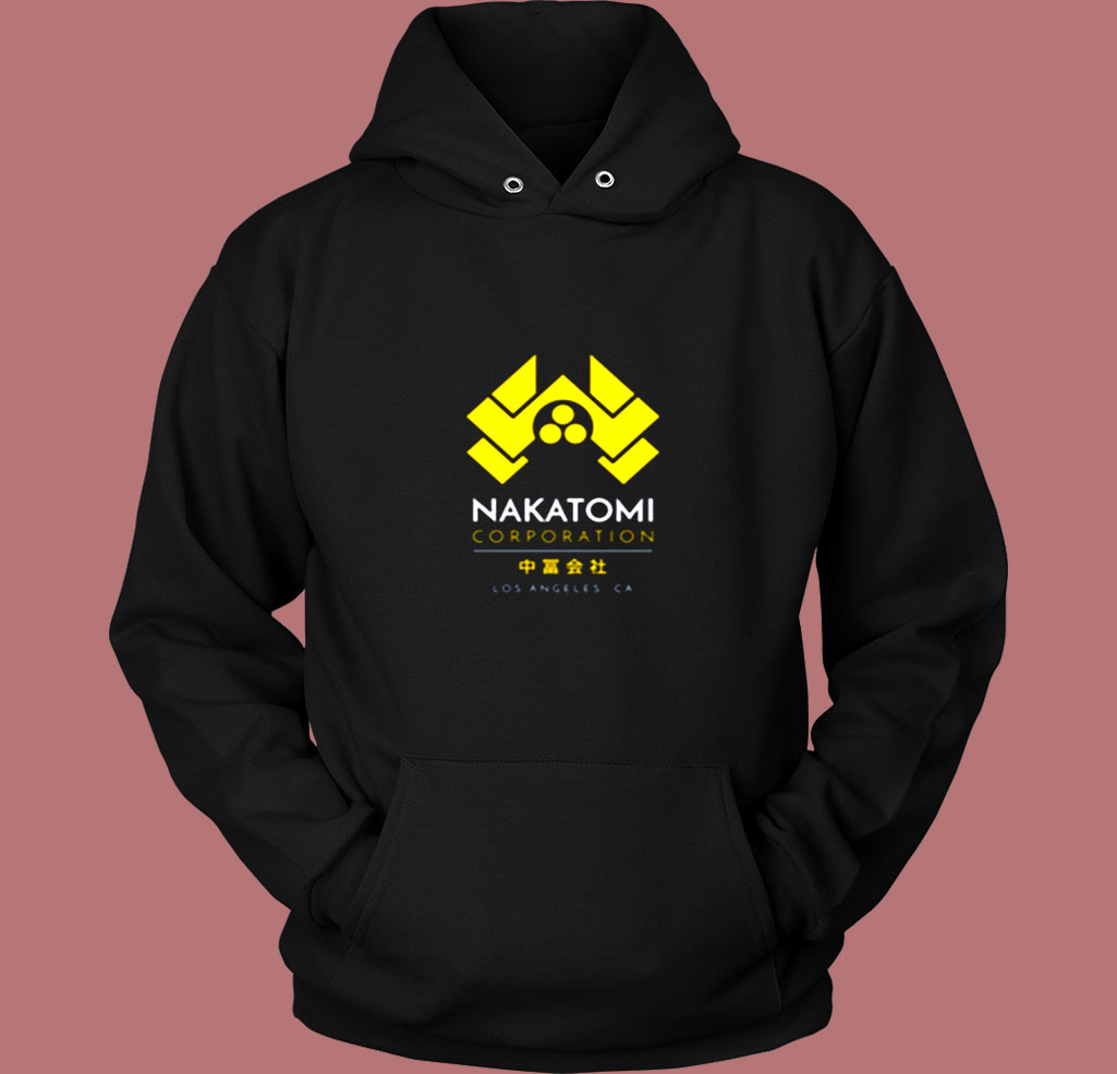 Nakatomi Towers Plaza Los Angeles Replica Vintage Hoodie Nakatomi Towers Plaza Los Angeles Replica Vintage Hoodie