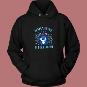 Namast’ay 6 Feet Away Stitch Vintage Hoodie