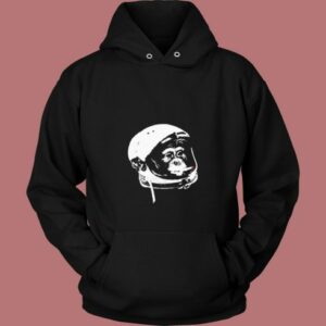 Nasa Monkey Smoking Astronaut Space 80s Hoodie