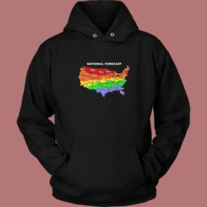 National Forecast Map Gay Hoodie Style