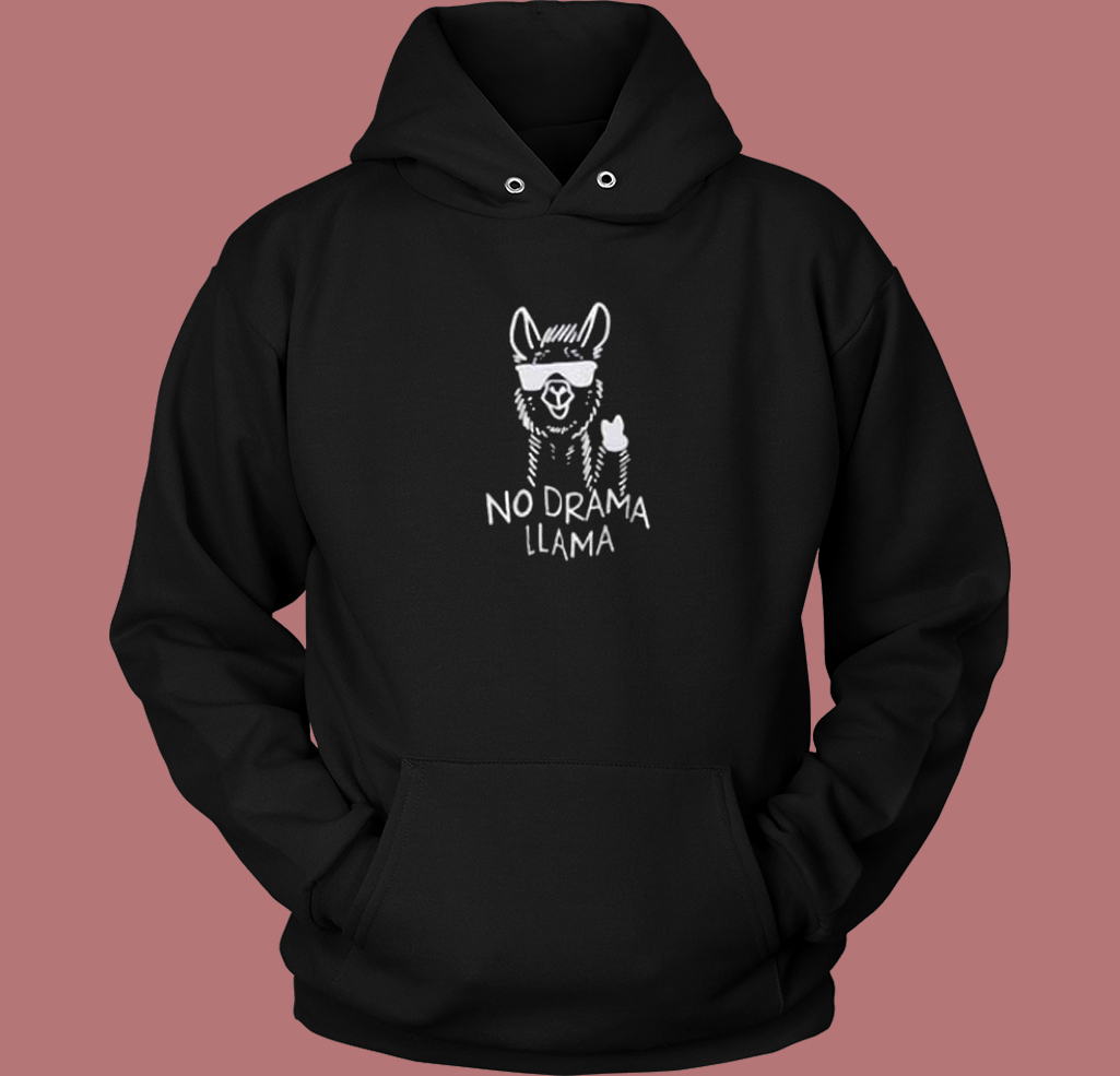 No Drama Llama Aesthetic Hoodie Style No Drama Llama Aesthetic Hoodie Style