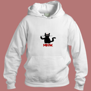 Nurse Meow Middle Finger Aesthetic Hoodie Style