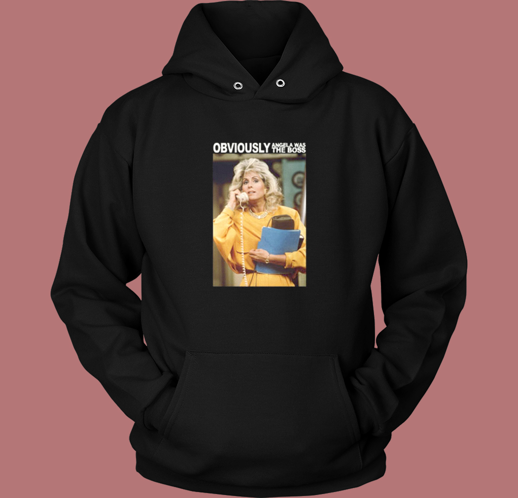 Obviously Angela Was The Boss Hoodie Style Obviously Angela Was The Boss Hoodie Style