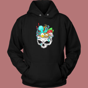 Octopus Skull Ramen Hoodie Style