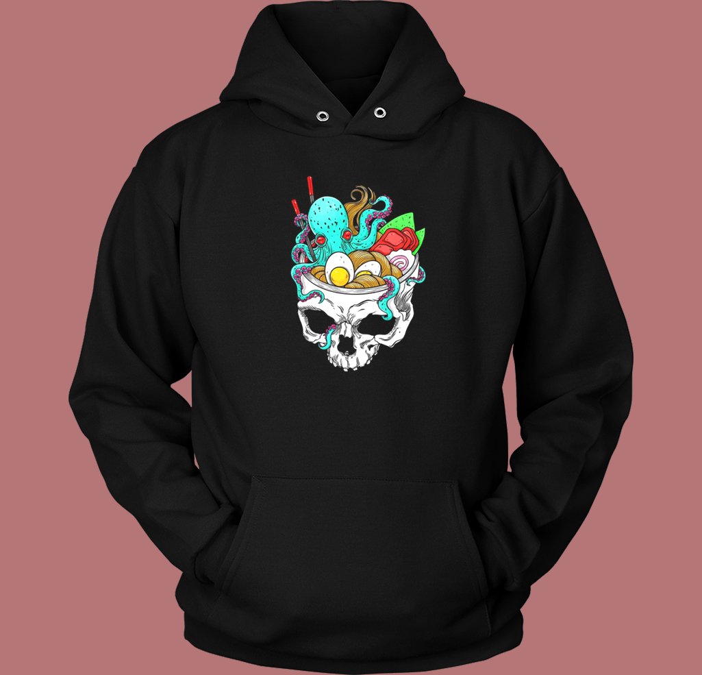 Octopus Skull Ramen Hoodie Style Octopus Skull Ramen Hoodie Style