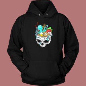 Octopus Skull Ramen Hoodie Style