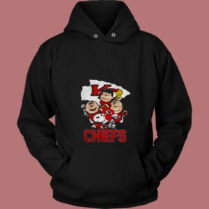 Official Kansas City Chiefs Peanuts 80s Hoodie