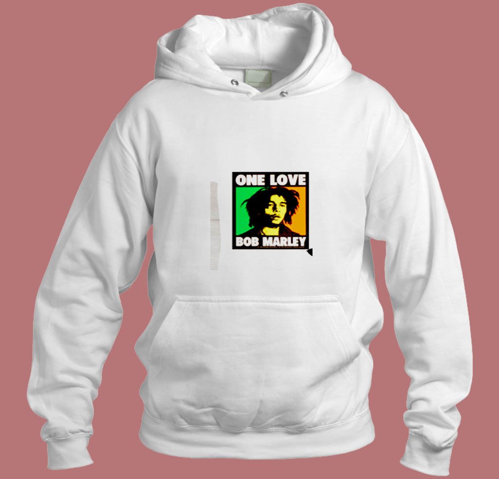 One Love Bob Marley Graphic Poster Aesthetic Hoodie Style One Love Bob Marley Graphic Poster Aesthetic Hoodie Style