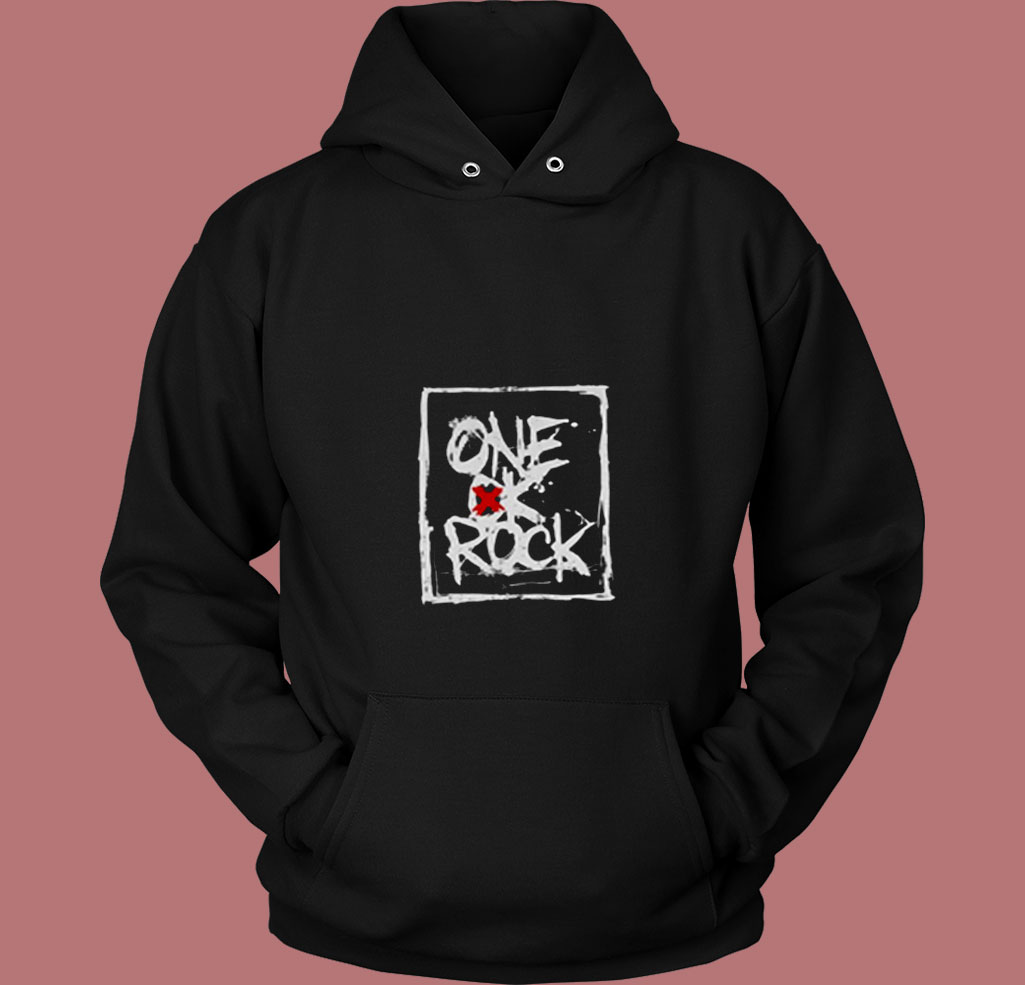 One Rock Grunge 80s Hoodie One Rock Grunge 80s Hoodie