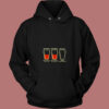 Optimist Pessimist Realist Alcohol 80s Hoodie