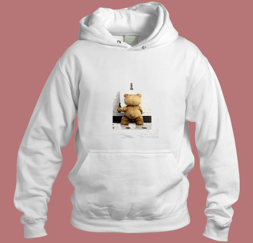 Orso Bear Beer Bianco The Happiness Aesthetic Hoodie Style Orso Bear Beer Bianco The Happiness Aesthetic Hoodie Style